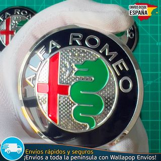 X4 Emblemas Alfa Romeo 56mm Pegatinas Tapacubos