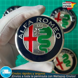 X4 Emblemas Alfa Romeo 56mm Pegatinas Tapacubos