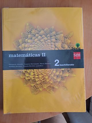 libro matematicas 2 bachillerato 