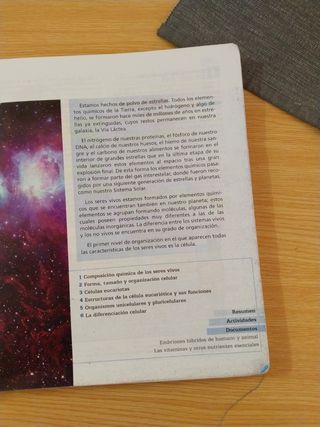 Libro Biología y geología 1 de bachillerato