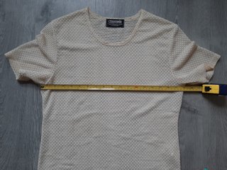 Jersey manga corta y con calados mujer. talla L