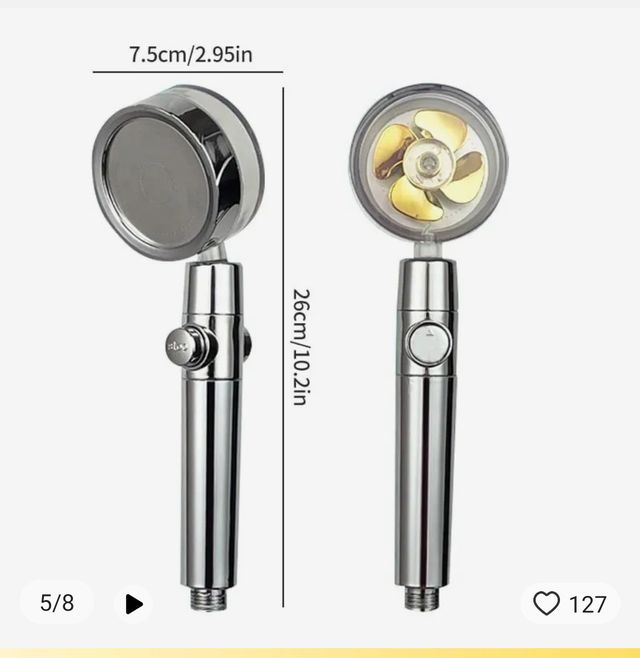 CABEZAL DE DUCHA PRESURIZADA