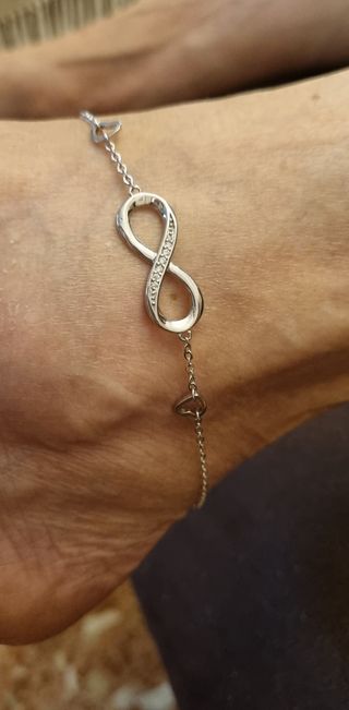 Oferta Pulsera o tobillera de plata de ley 925 