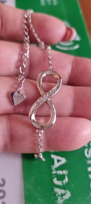 Oferta Pulsera o tobillera de plata de ley 925 