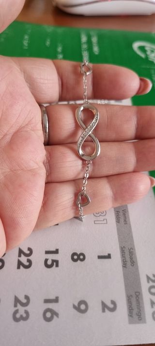 Oferta Pulsera o tobillera de plata de ley 925 