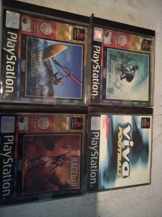 4 videojuegos PLAYSTATION 1