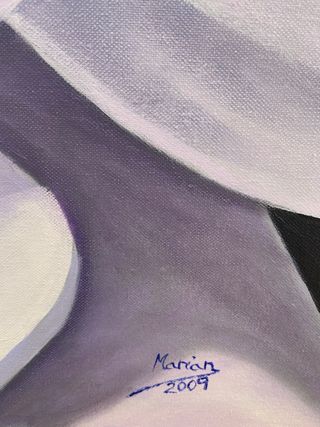 Magnolia. Cuadro al óleo