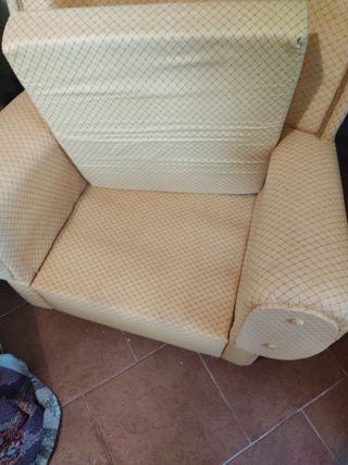 sofá 3 plazas y 2 orejeros