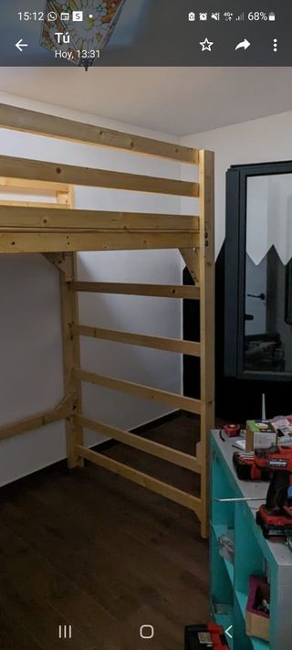 camas,camas altas y literas a medida  en madera