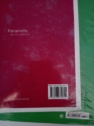 Libros 2° bachillerato de artes.