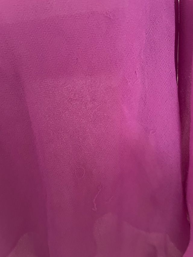 Blusa transparente buganvilla zara