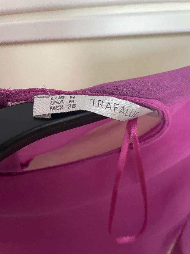 Blusa transparente buganvilla zara