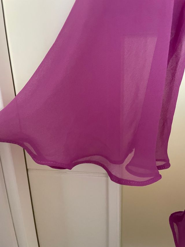 Blusa transparente buganvilla zara