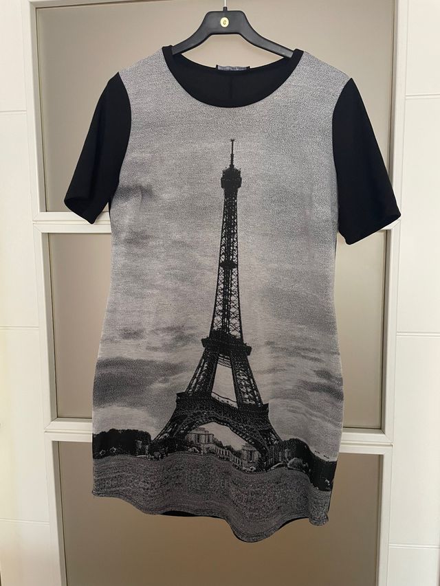 Vestido de punto torre eiffel primark