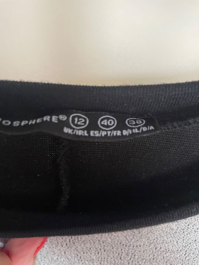 Vestido de punto torre eiffel primark