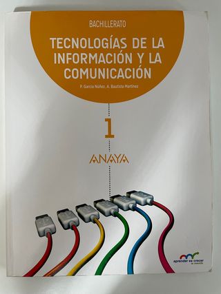 Libro TIC 1º Bachillerato Anaya