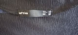 Traje negro corto