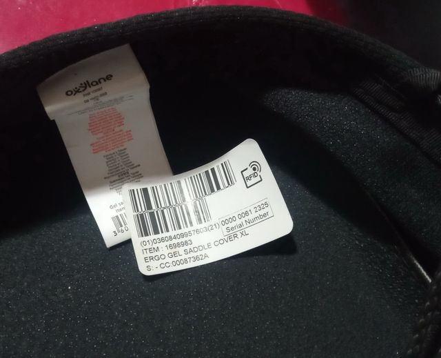 Sillín bicicleta BTWIN Confort Gel