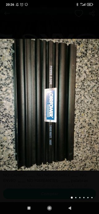 etapa 4 canales car power monacor