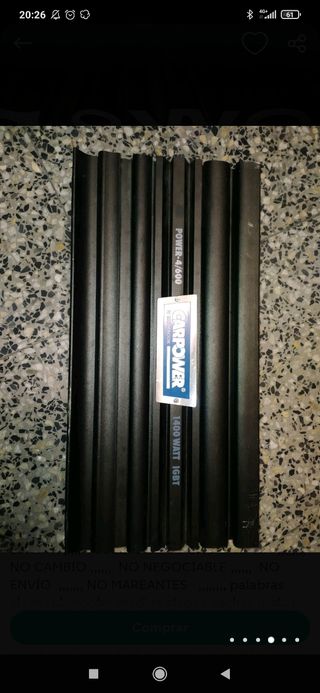 etapa 4 canales car power monacor