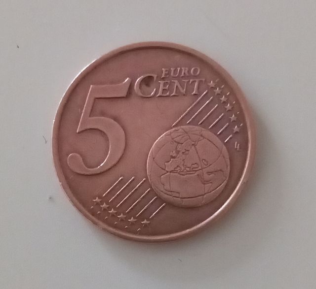 moneda francia 1999 de 5 centimos