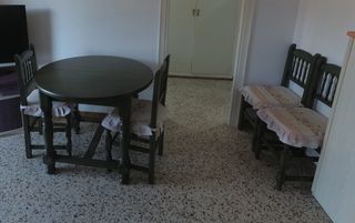 mesa extensible y 6 sillas