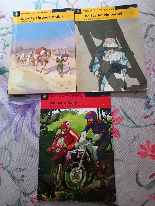 Lote 3 libros.PENGUIN ACTIVE READING.