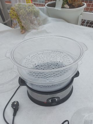 Olla de cocion vapor de tres plantas