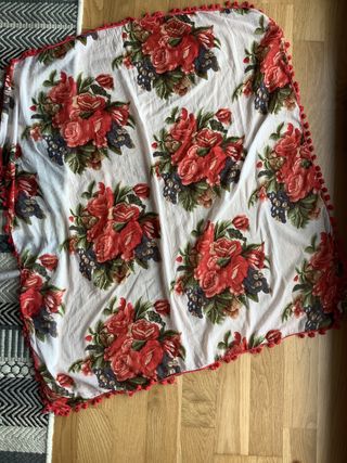 Pañuelo flores pompón "Bijou Brigitte"