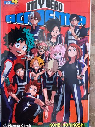 Mangas My Hero Academia del 1 al 4 en Español