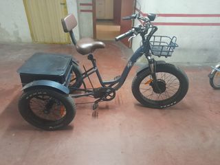 bicicleta 3 ruedas electrica, triciclo, Invictus
