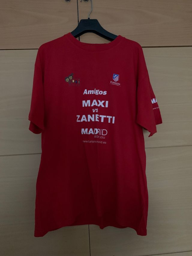 Camiseta amigos de Maxi vs amigos de Zanetti