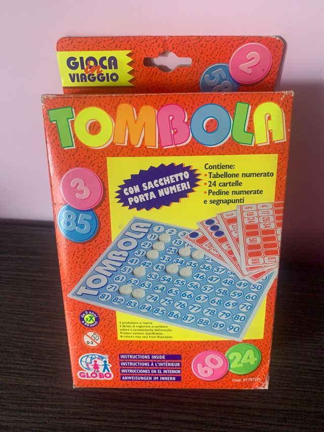 Gioco Tombola Globo 24 Cartelle