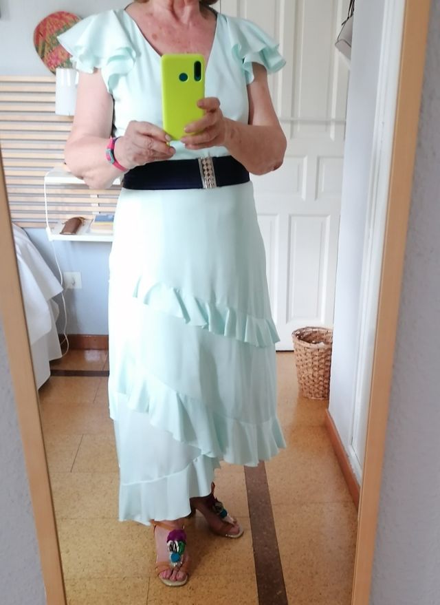 Vestido de cóctel de Pedro del Hierro.