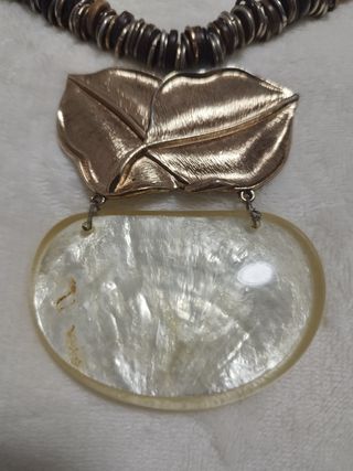 Collar de nácar extragrande Zara