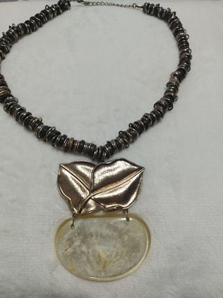 Collar de nácar extragrande Zara