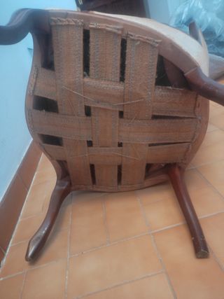 sillón estilo Isabelino