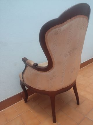 sillón estilo Isabelino