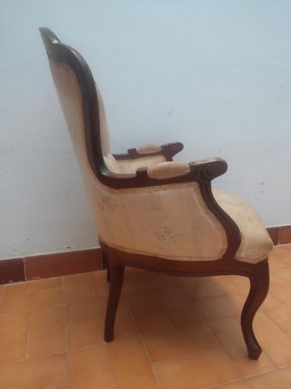 sillón estilo Isabelino