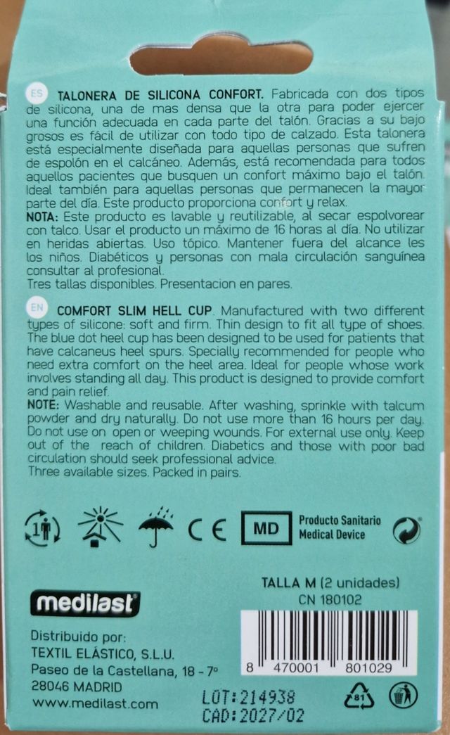 Talonera Silicona Precintado