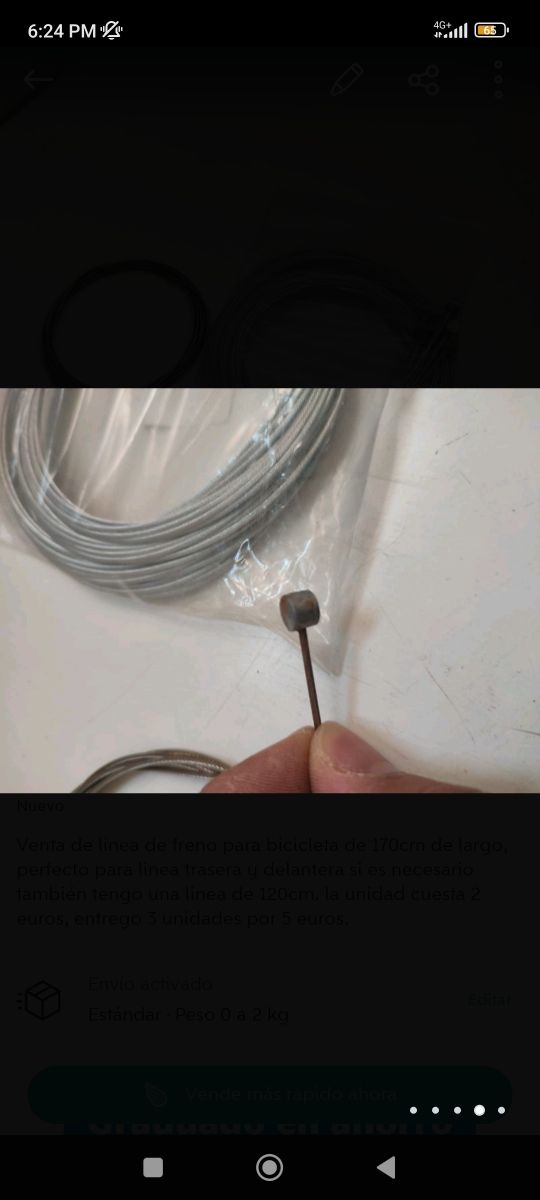 linea de freno 120 cm