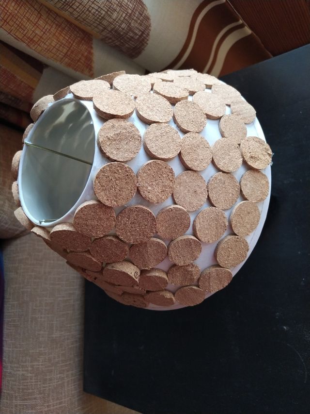 rebaja! Lamparita en corcho