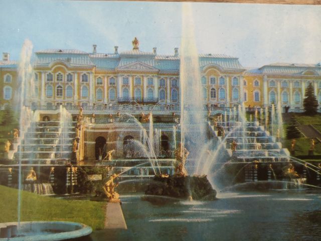 URSS LAS FUENTES DE PETRODVORET. POSTALES URSS