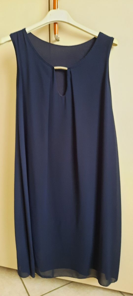 Abito senza maniche in viscosa