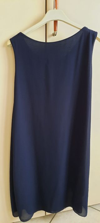 Abito senza maniche in viscosa