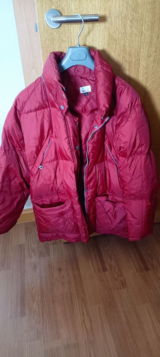 plumas rojo talla m . pluma y plumón