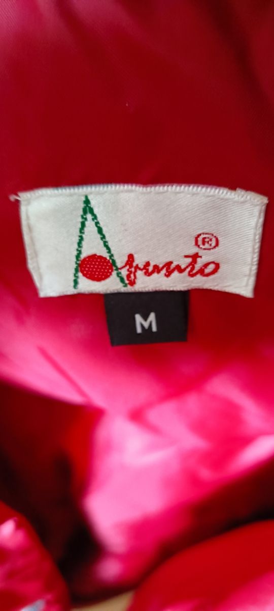 plumas rojo talla m . pluma y plumón