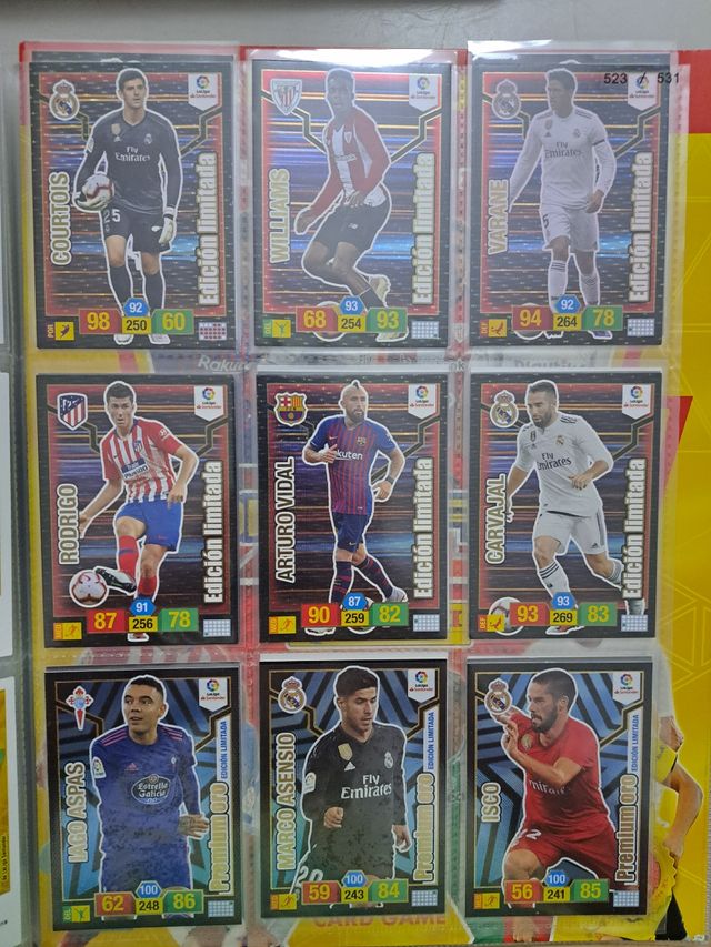 Adrenalyn 2018 2019 colección completa