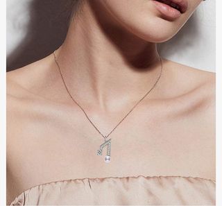 Collar plata de ley nota musical.