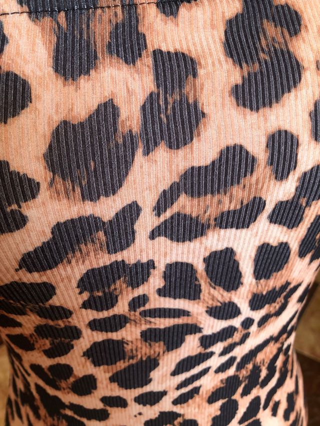 Vestido animal print